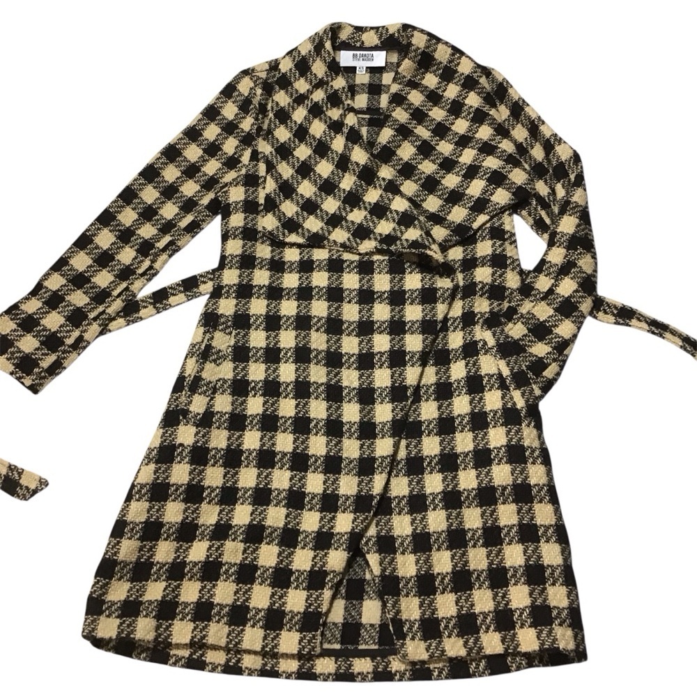 BB Dakota Checkered Woven Jacket - Picture 4 of 10